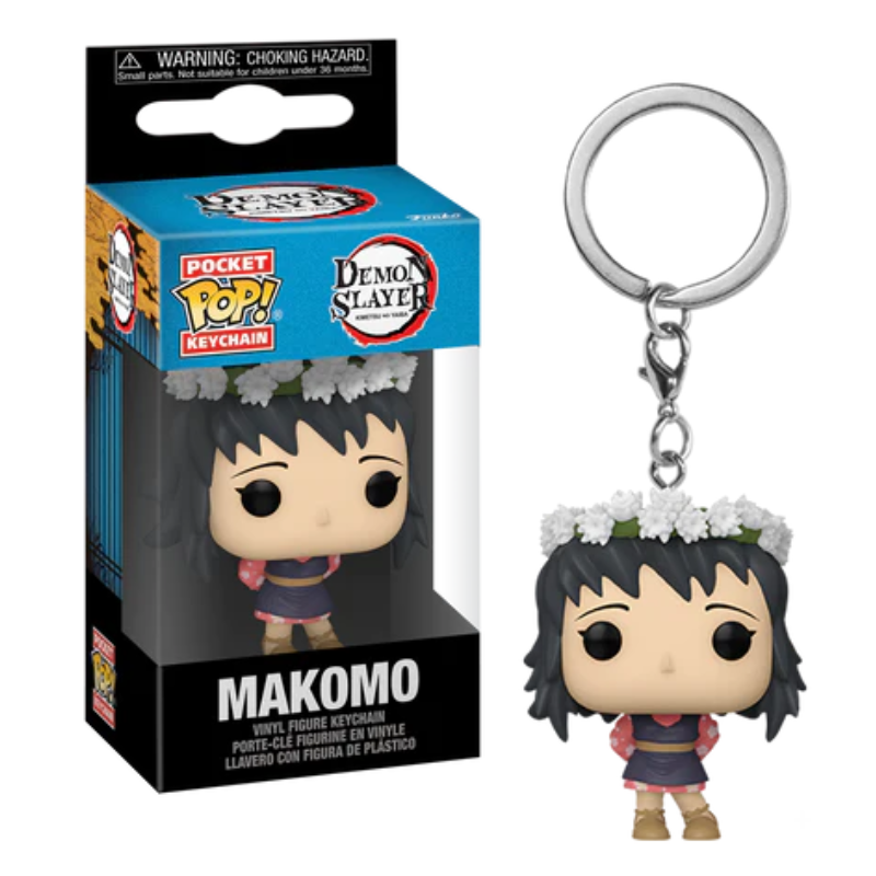 DEMON SLAYER - Pocket Pop Keychains - Makomo (Flower Headdress)