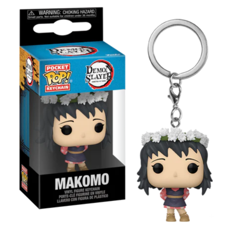 DEMON SLAYER - Pocket Pop Keychains - Makomo (Flower Headdress)