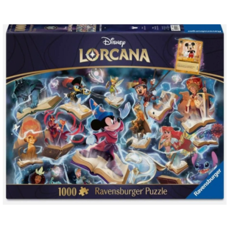 LORCANA - Acier - Puzzle 1000P + 1 carte promo (EN)