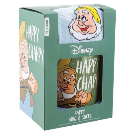 Mug et Chaussettes  - Joyeux - BLANCHE NEIGE - Disney