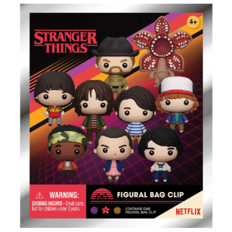 Blind bag 3D Figural Foam Bag Clip Stranger Things