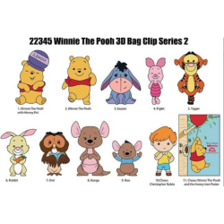 Blind bag Winnie the Pooh Series 2 - 3D Foam Bag Clip