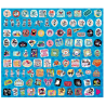 Disney - pack 100 stickers Mickey & Minnie