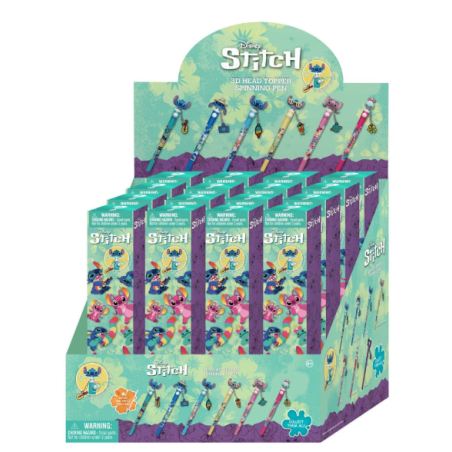Blind box Stitch 3D Head Topper Spinning Stylo - Disney