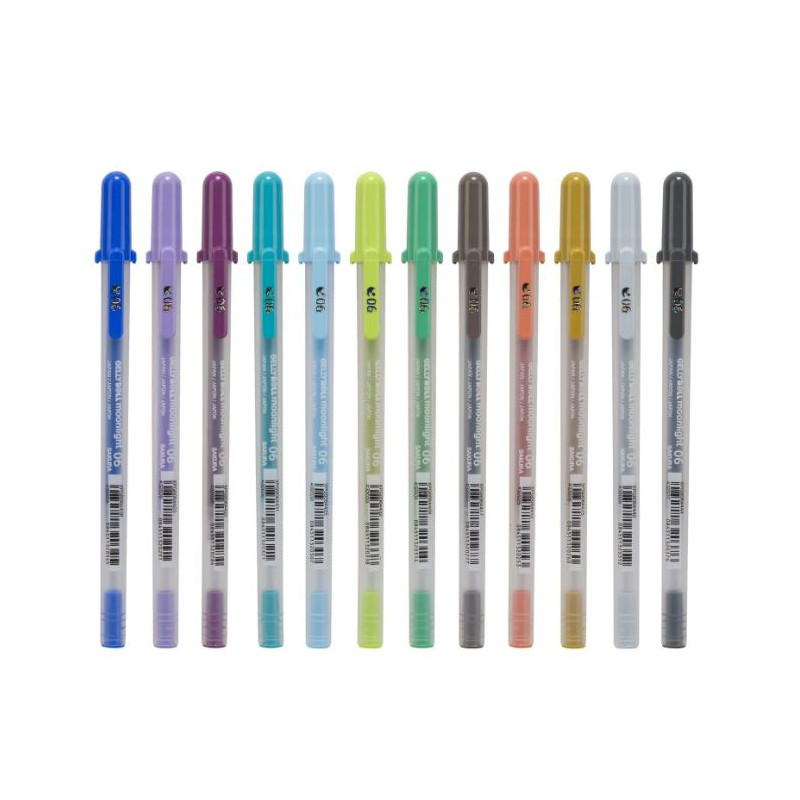 PACK DE 12 Sakura Gelly Roll Gel Pen Moonlight Cosmos