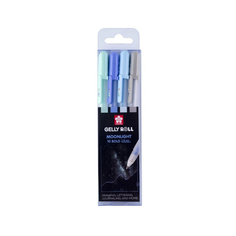 PACK DE 4 STYLO GEL SAKURA Moonlight Aurora