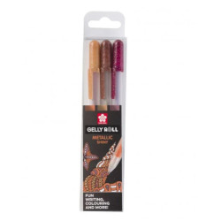 PACK DE 3 STYLO GEL GLITTER...