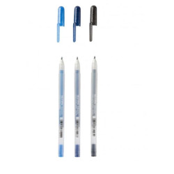 Pack de 3 Stylo Gel Metallic shiny Ocean