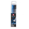 Pack de 3 Stylo Gel Metallic shiny Ocean