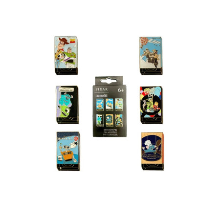 Blind box pin's Loungefly VHS Pixar Disney