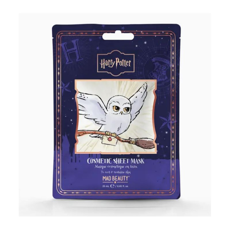 Masque en tissu Hedwige Harry Potter