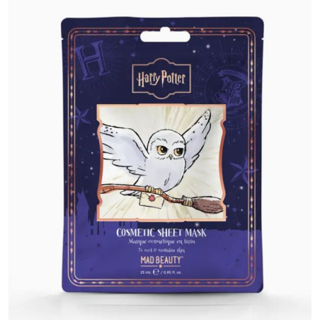 Masque en tissu Hedwige Harry Potter