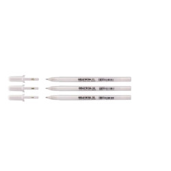 Pack de 3 Stylo Gel Blanc Sakura