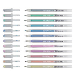 Pack de 12 Stylo Gel Sakura Pailletté Glitter