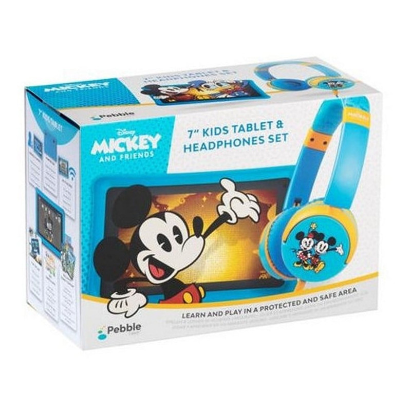Pebble Gear Disney Mickey and Friends Tablette enfant + écouteurs + 500 jeux + applications (UK, DE, FR, ES, IT)