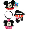 Peluche réversible Disney Mickey et Minnie Mouse 8 cm