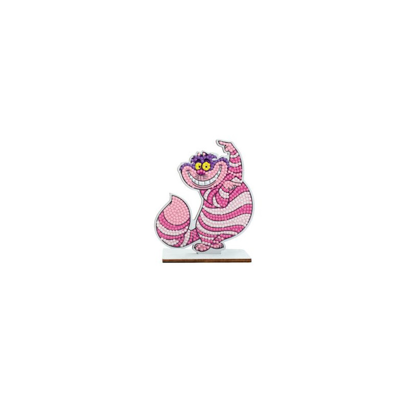 CRYSTAL ART Figurine à diamanter Le Chat Cheshire alice aux pays des merveilles disney