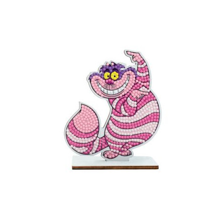 CRYSTAL ART Figurine à diamanter Le Chat Cheshire alice aux pays des merveilles disney