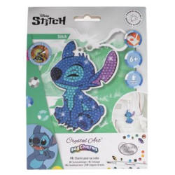 CRYSTAL ART Charms à diamanter - Stitch disney