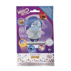 CRYSTAL ART Figurine à diamanter Vice versa Tristesse Disney