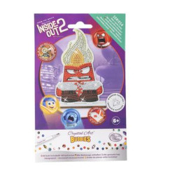 CRYSTAL ART Figurine à diamanter Vice versa Colère DISNEY PIXAR