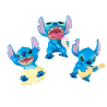 SET DE 3 MAGNETS DISNEY STITCH