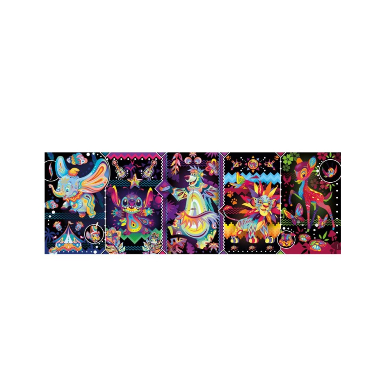 Disney - Puzzle Panorama Pop-Art Disney (1000 pièces)