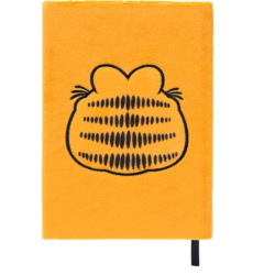 CAHIER PREMIUM A5 COUVERTURE EN PELUCHE GARFIELD
