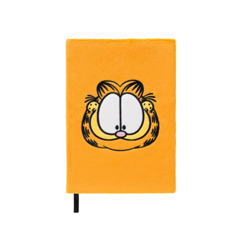 CAHIER PREMIUM A5 COUVERTURE EN PELUCHE GARFIELD