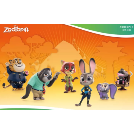 Blind box Mini Egg Attack Zootopie figurines - Disney