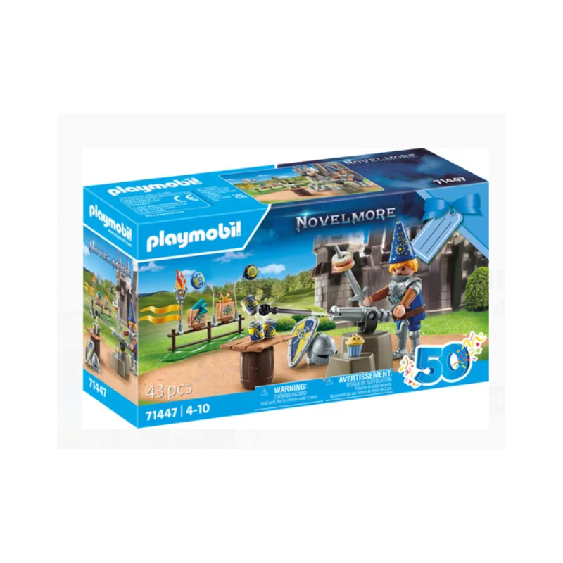 CHEVALIER ET DECORATIONS DE FETE - PLAYMOBIL