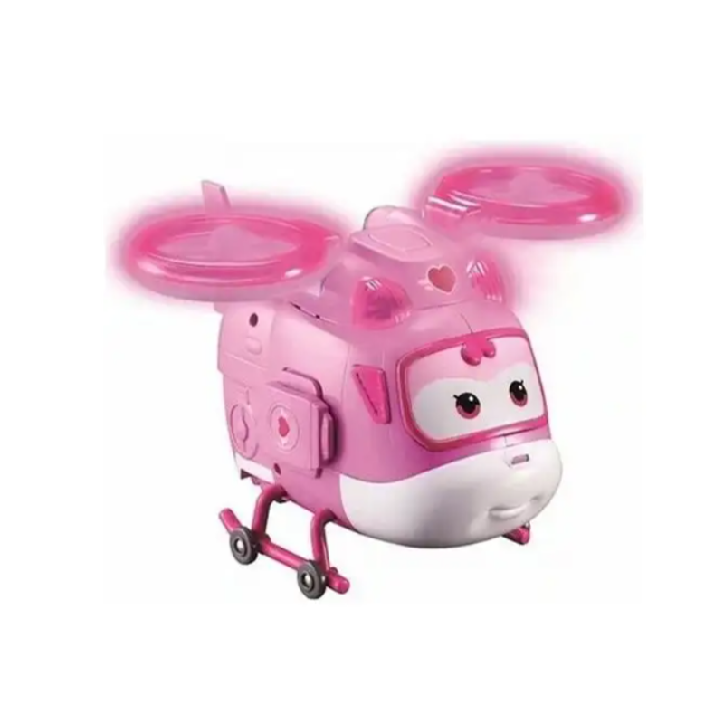 Super Wings Deluxe Transforming-Supercharged Dizzy avec lumière et son 22x21cm