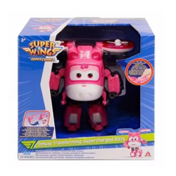 Super Wings Deluxe Transforming-Supercharged Dizzy avec lumière et son 22x21cm