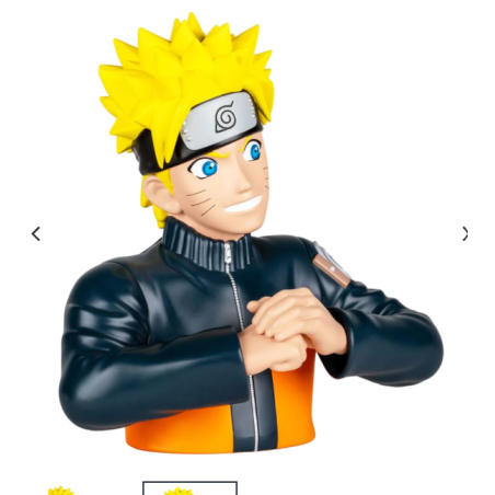 NARUTO - Tirelire buste de Naruto - 23cm