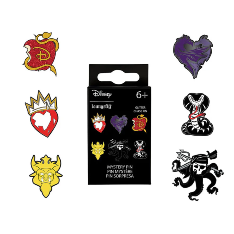 Blind box pin's display Descendants - Disney - Loungefly