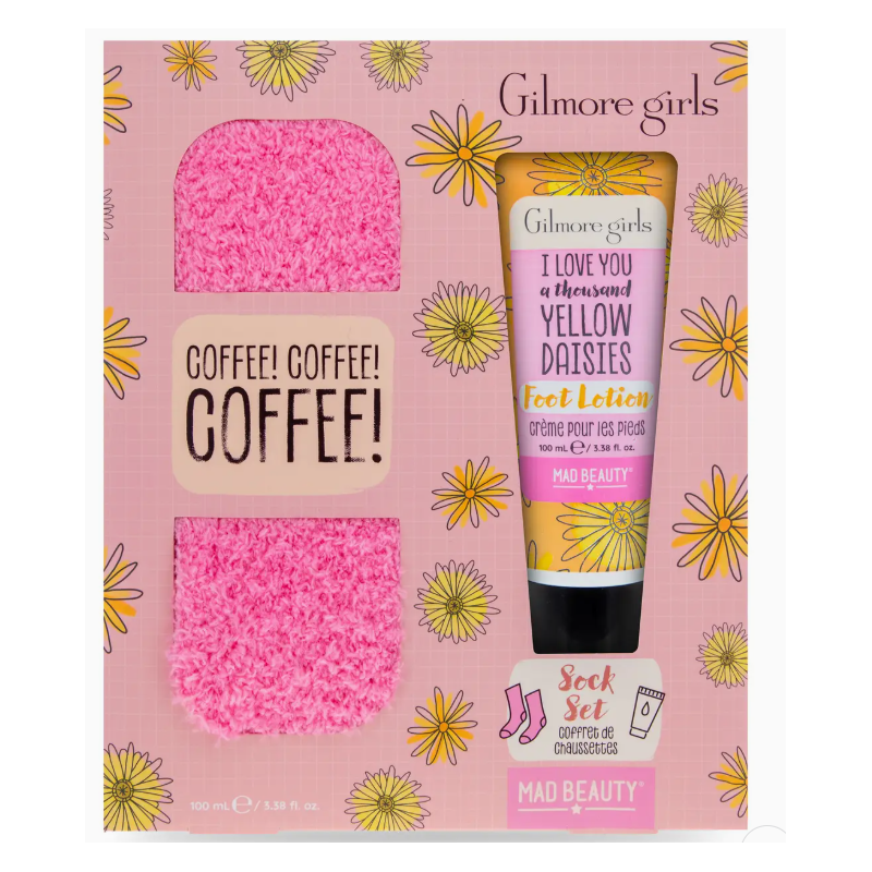 Coffret cadeau chaussettes et crème pour les pieds Gilmore Girls