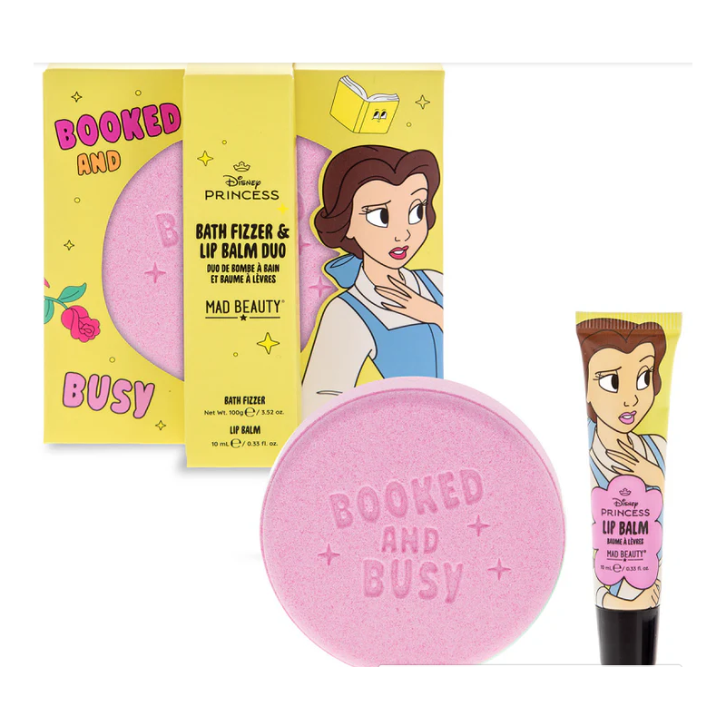 Duo bombe à bain et baume à lèvres Belle et le Bête - Disney