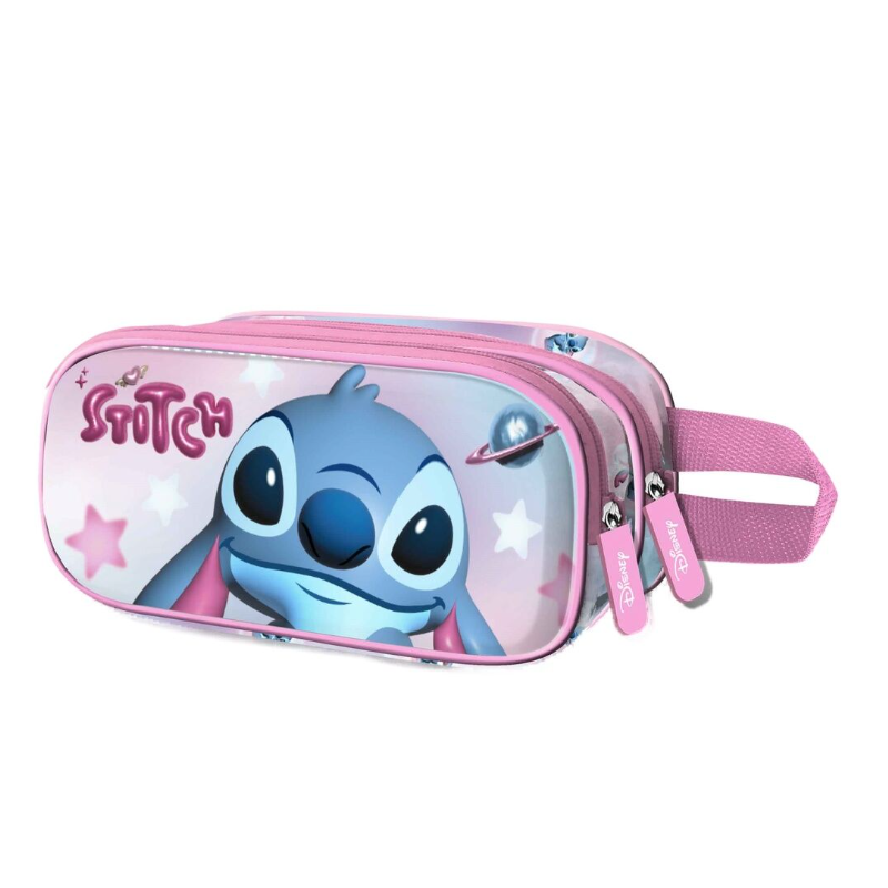 Trousse à crayons double 3D Disney Stitch Cosmi