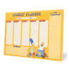 BLOC PLANIFICATEUR HEBDOMADAIRE A4 LES SIMPSON