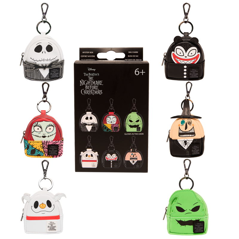 BLIND BOX Porte-clés porte monnaie Mini Sac à Dos Mystère ETRANGE NOËL DE MONSIEUR JACK Loungefly