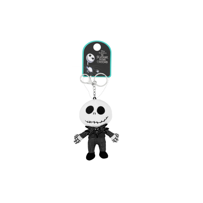 Porte-clés en peluche Jack Skellington de L'Étrange Noël de Monsieur Jack de Disney