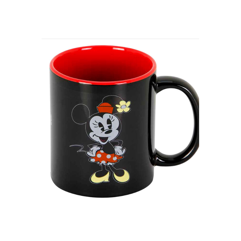Tasse noir et rouge Minnie - Disney