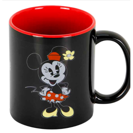 Tasse noir et rouge Minnie - Disney