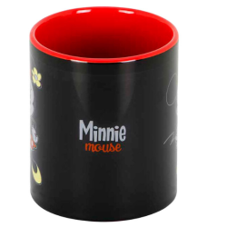 Tasse noir et rouge Minnie - Disney