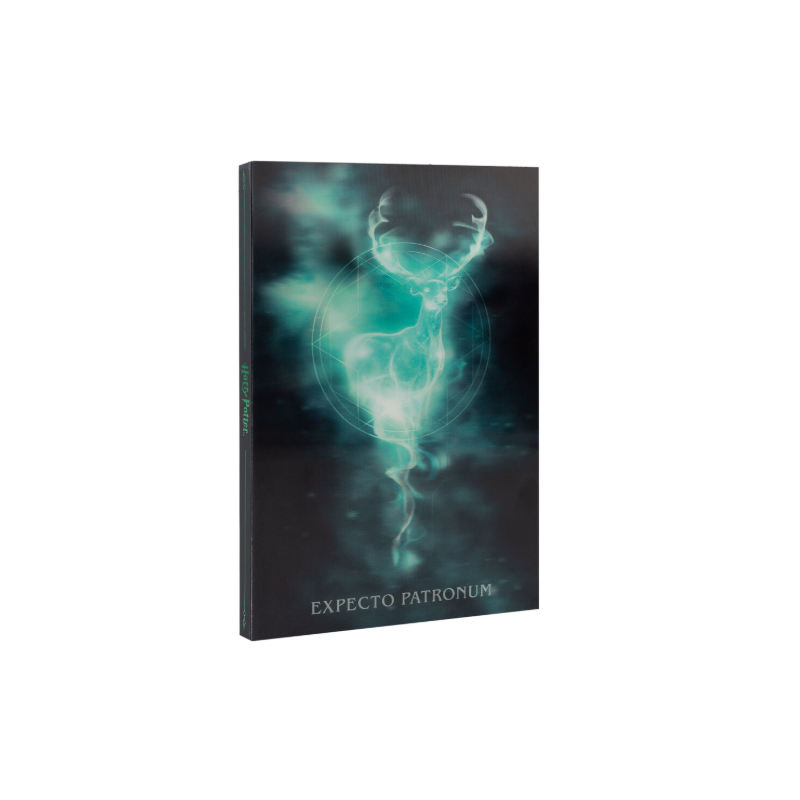 Carnet lenticulaire patronus A5 Harry Potter