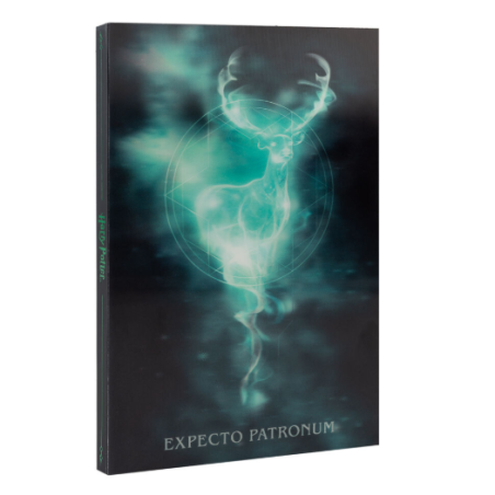 Carnet lenticulaire patronus A5 Harry Potter