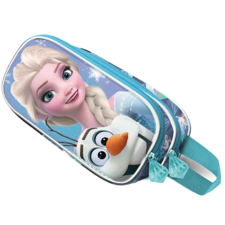 Trousse à crayons double 3D Disney Frozen 2