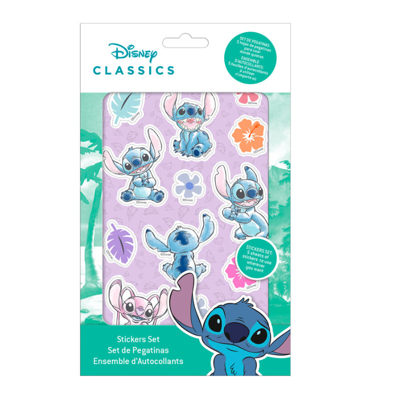 Ensemble d'autocollants Disney Stitch