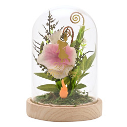 DISNEY PRINCESSES - Vaiana - Cloche Florale avec Lumière Néon