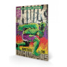 Panneau en bois Hulk Battles the Inhumains
